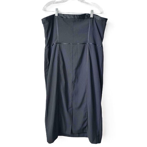 H&M Womens Black Strapless Midi Bodycon Dress Size 16 Model 225610 - Picture 7 of 7